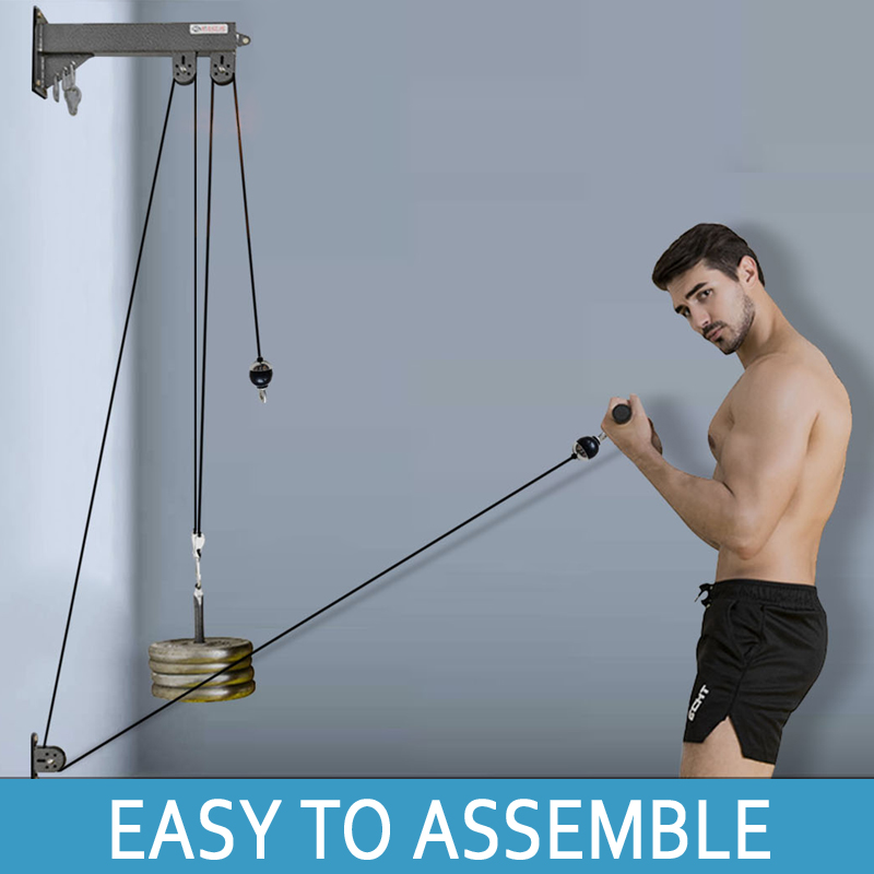 Home Gym Rowing Machine - Настенная система шкивов для спортзала —