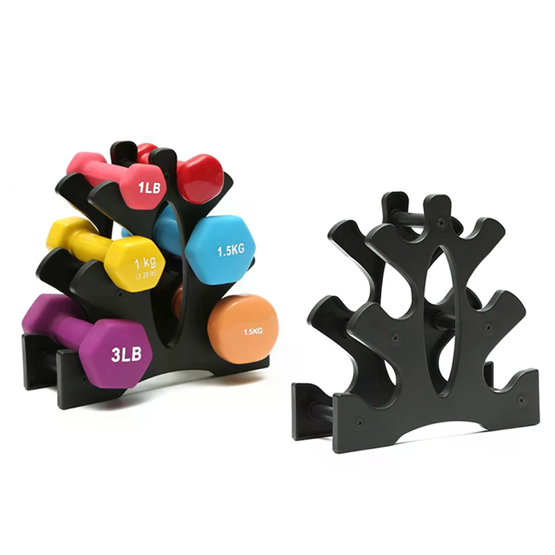 Home Gym Options - Трехуровневая стойка для хранения гантелей, многоярусная