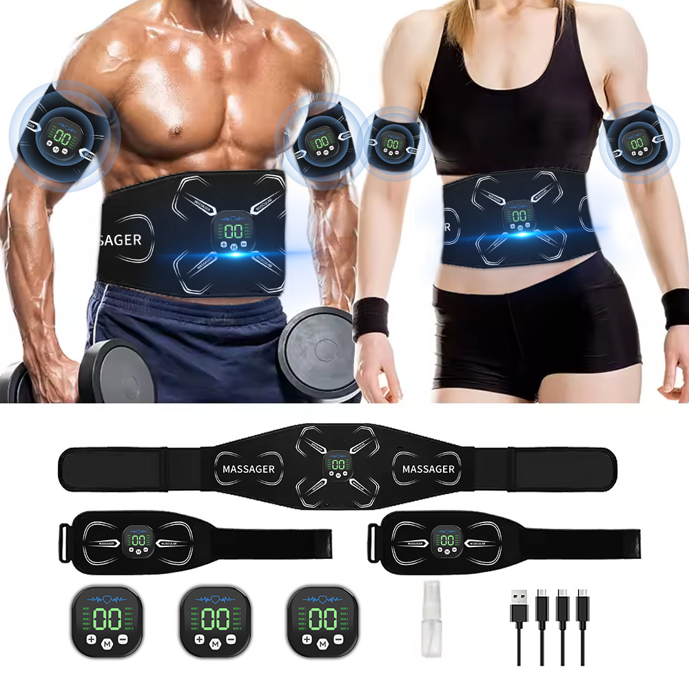 Home Gym Hyrox - Электростимулятор мышц EMS: тренажер для пресса,