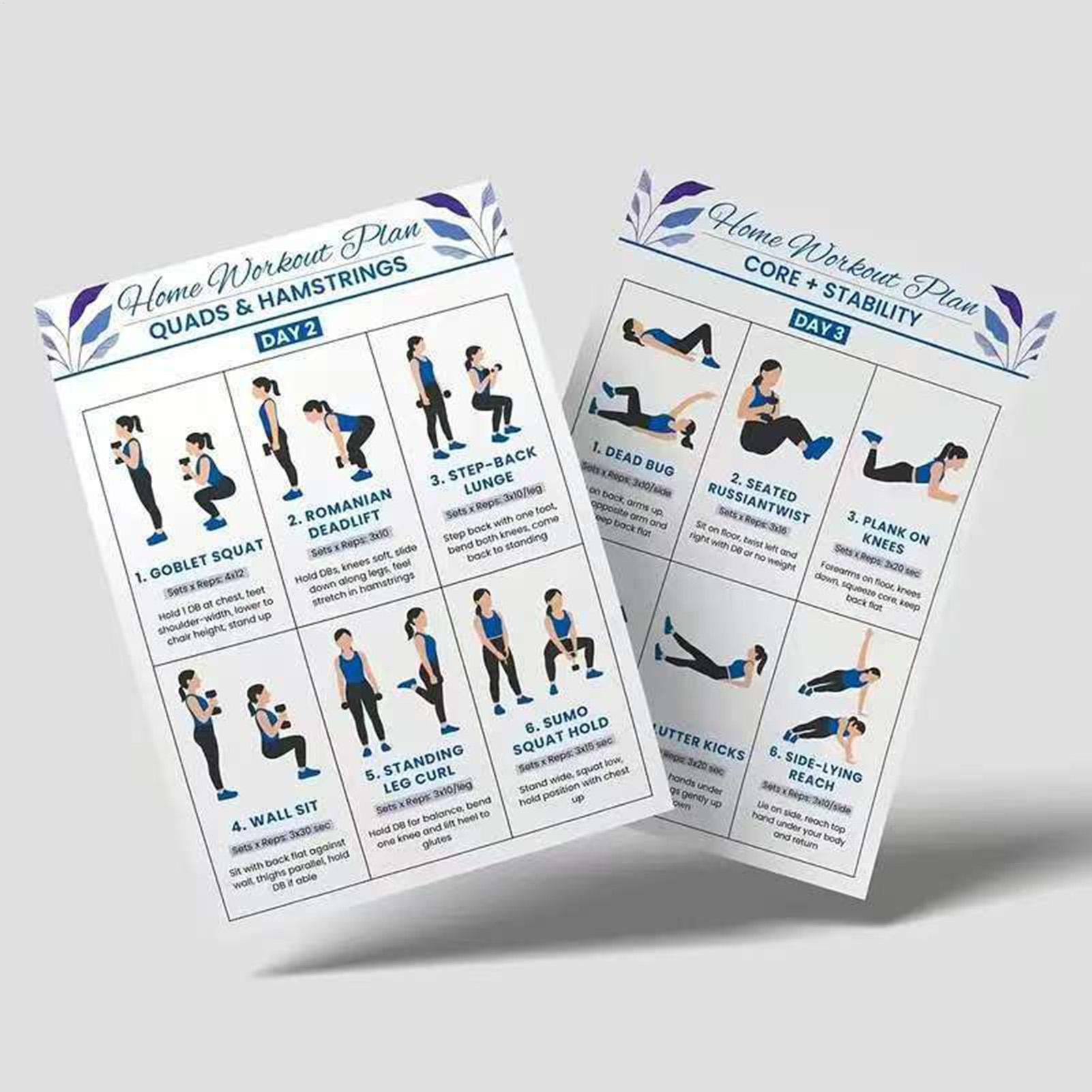 Таблица тренировок для всего т – обзор и цена Home Gym Routine