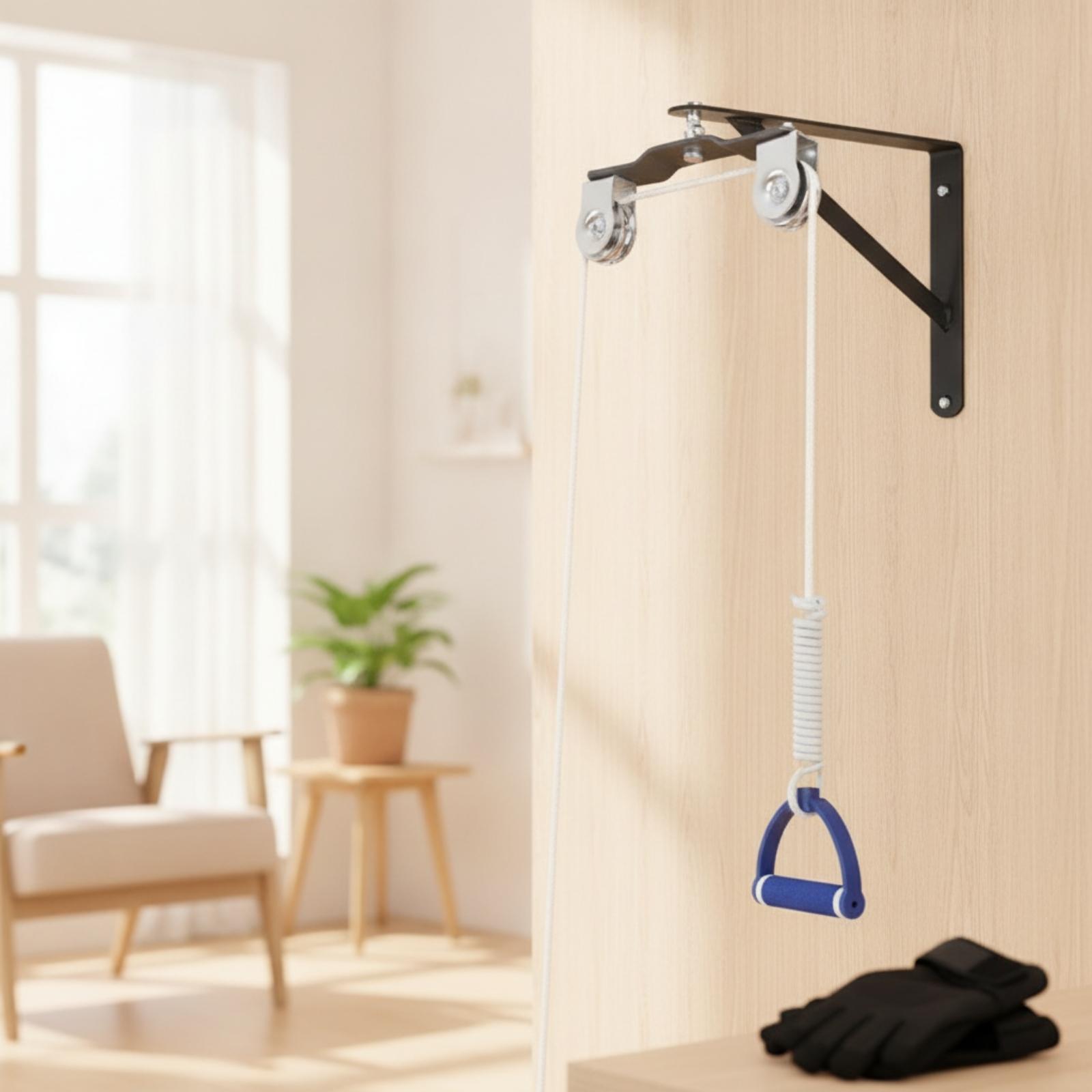 Тренажер для плеч с ручками, о – обзор и цена Home Gym Pulley System