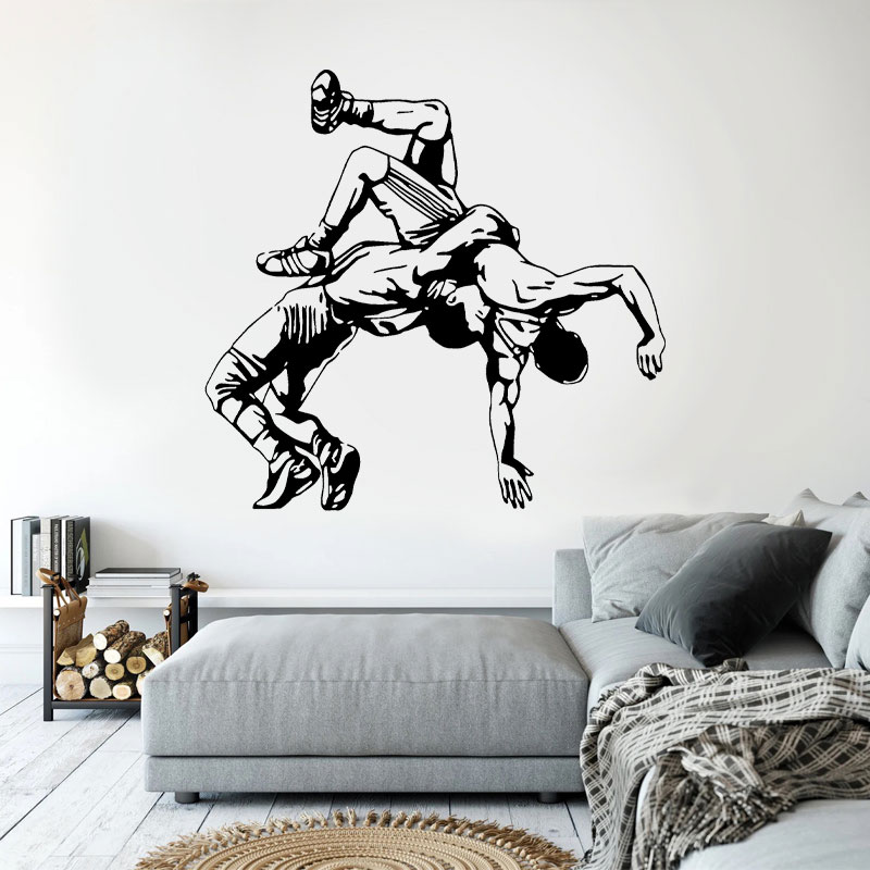 Наклейки на стену с изображени – обзор и цена Home Gym On Wall