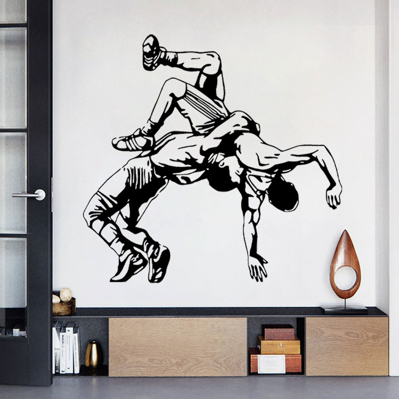 Наклейки на стену с изображени – обзор и цена Home Gym On Wall