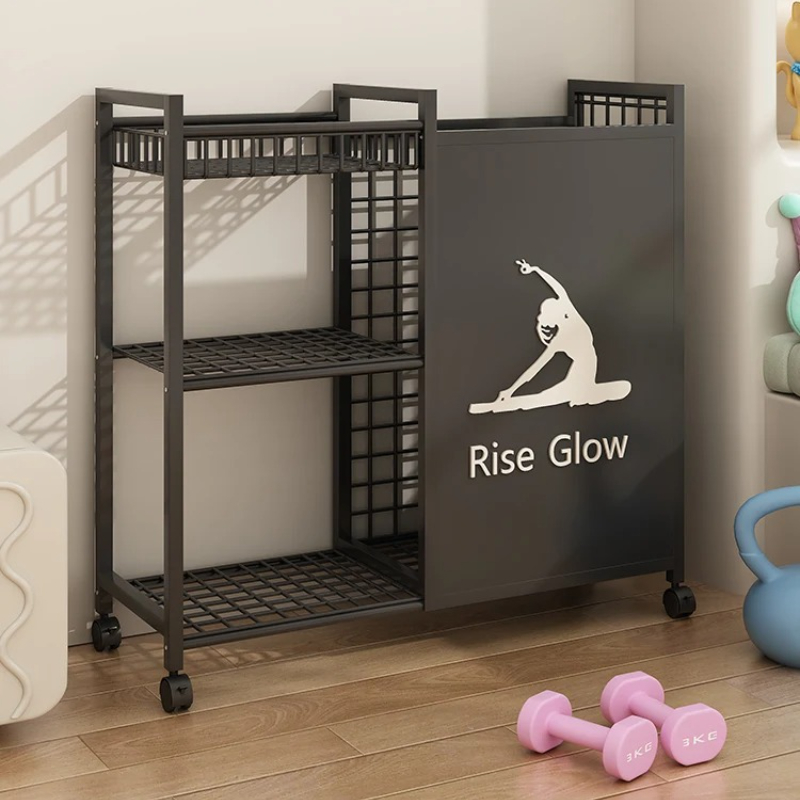 Мобильная тележка для фитнеса  – обзор и цена Home Gym Yoga Storage