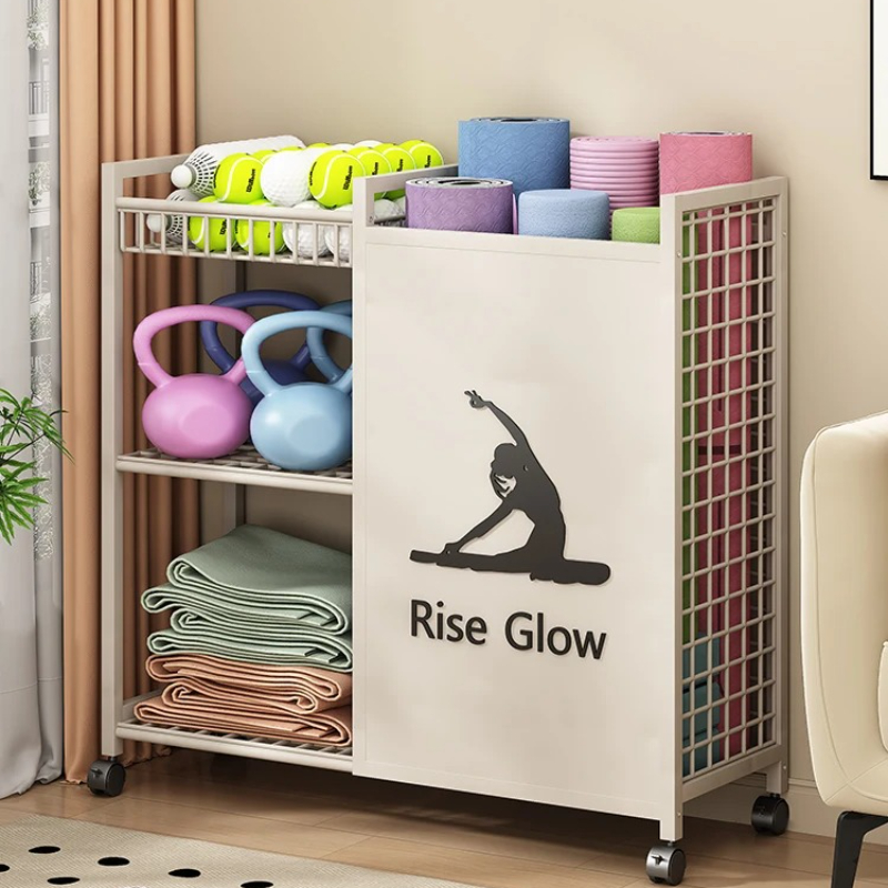 Мобильная тележка для фитнеса  – обзор и цена Home Gym Yoga Storage