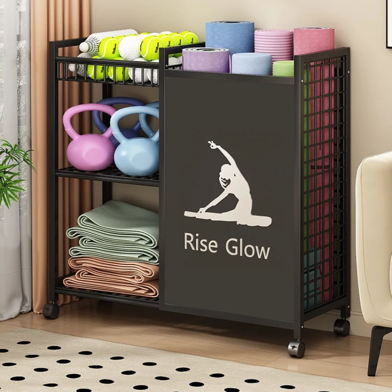 Мобильная тележка для фитнеса  – обзор и цена Home Gym Yoga Storage