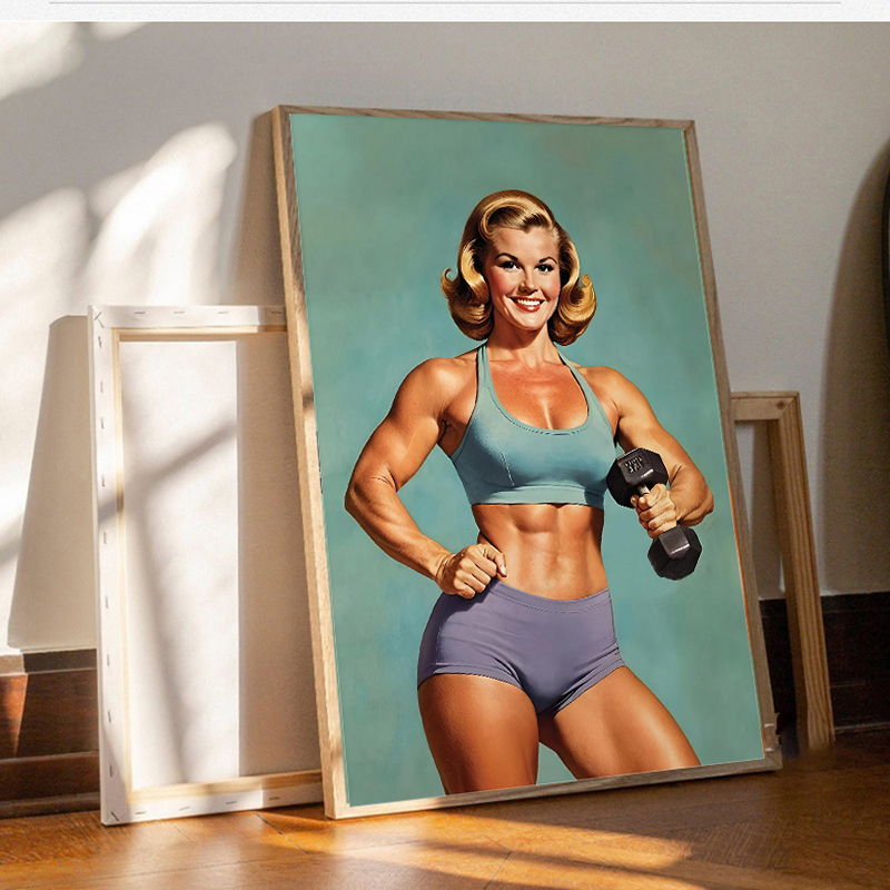 Плакат и печать на холсте, бод – обзор и цена Home Gym On Wall