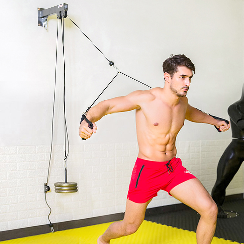Универсальная система тросовых – обзор и цена Home Gym Pulley System