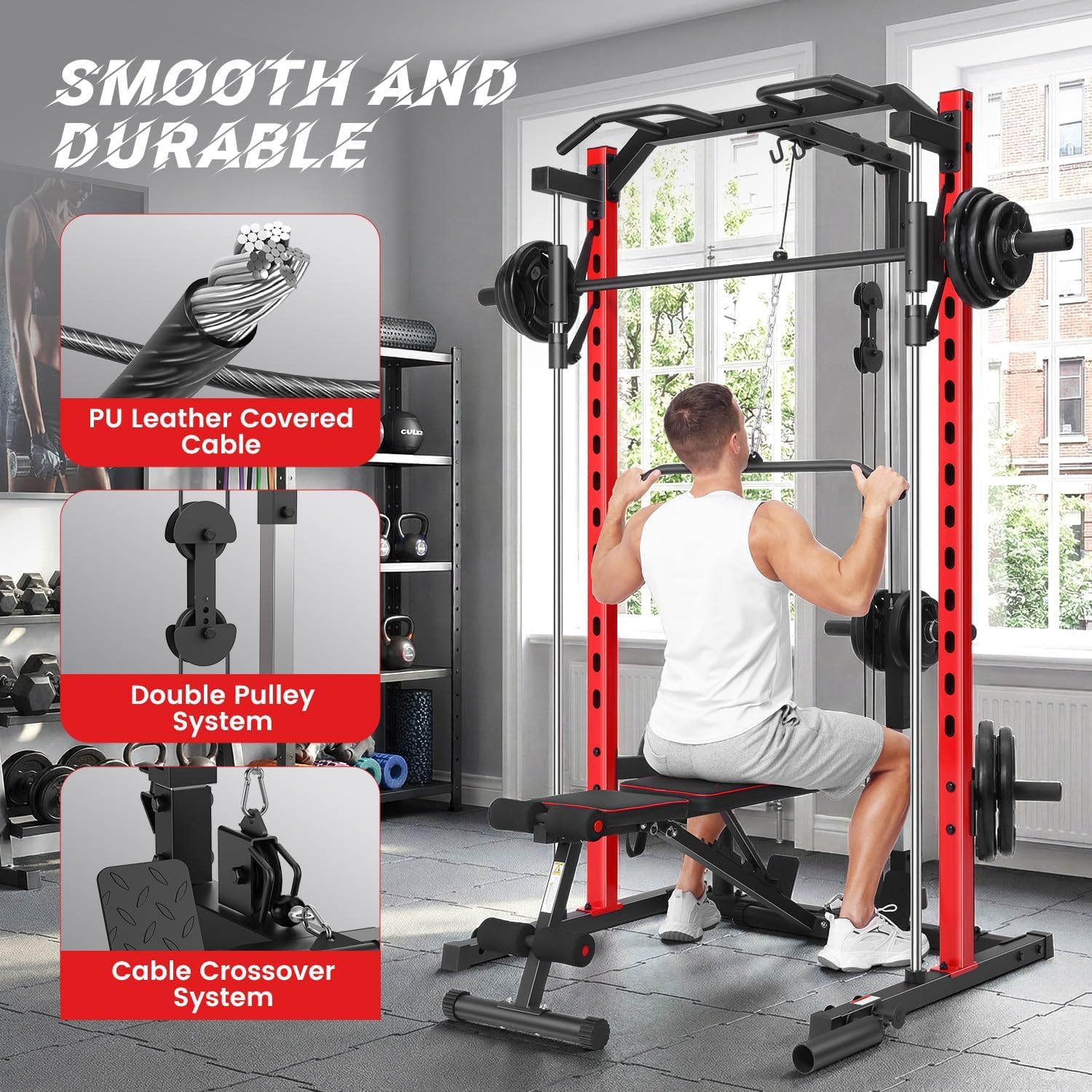 Многофункциональный силовой тр – обзор и цена Home Gym Lat Pulldown Machine