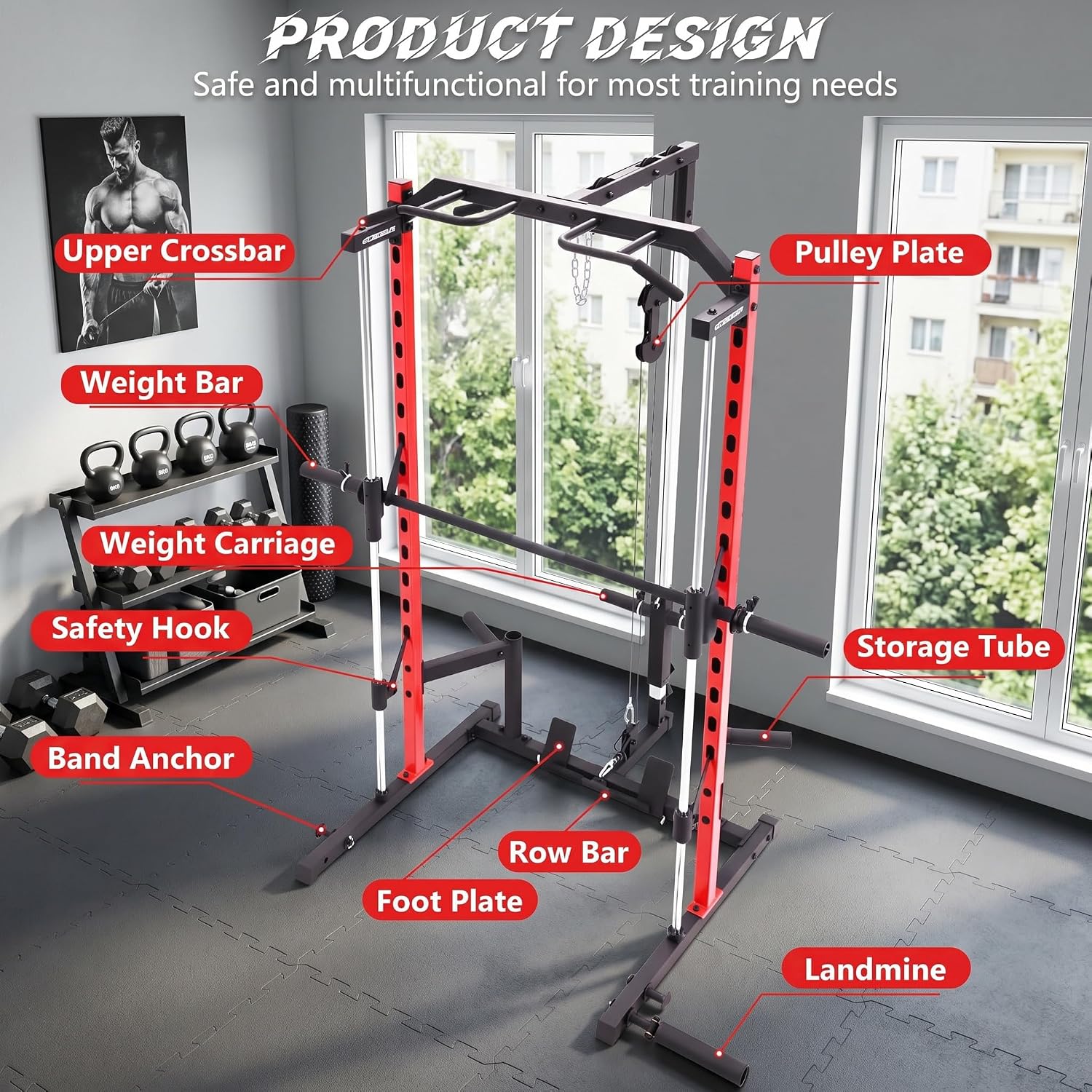 Многофункциональный силовой тр – обзор и цена Home Gym Lat Pulldown Machine