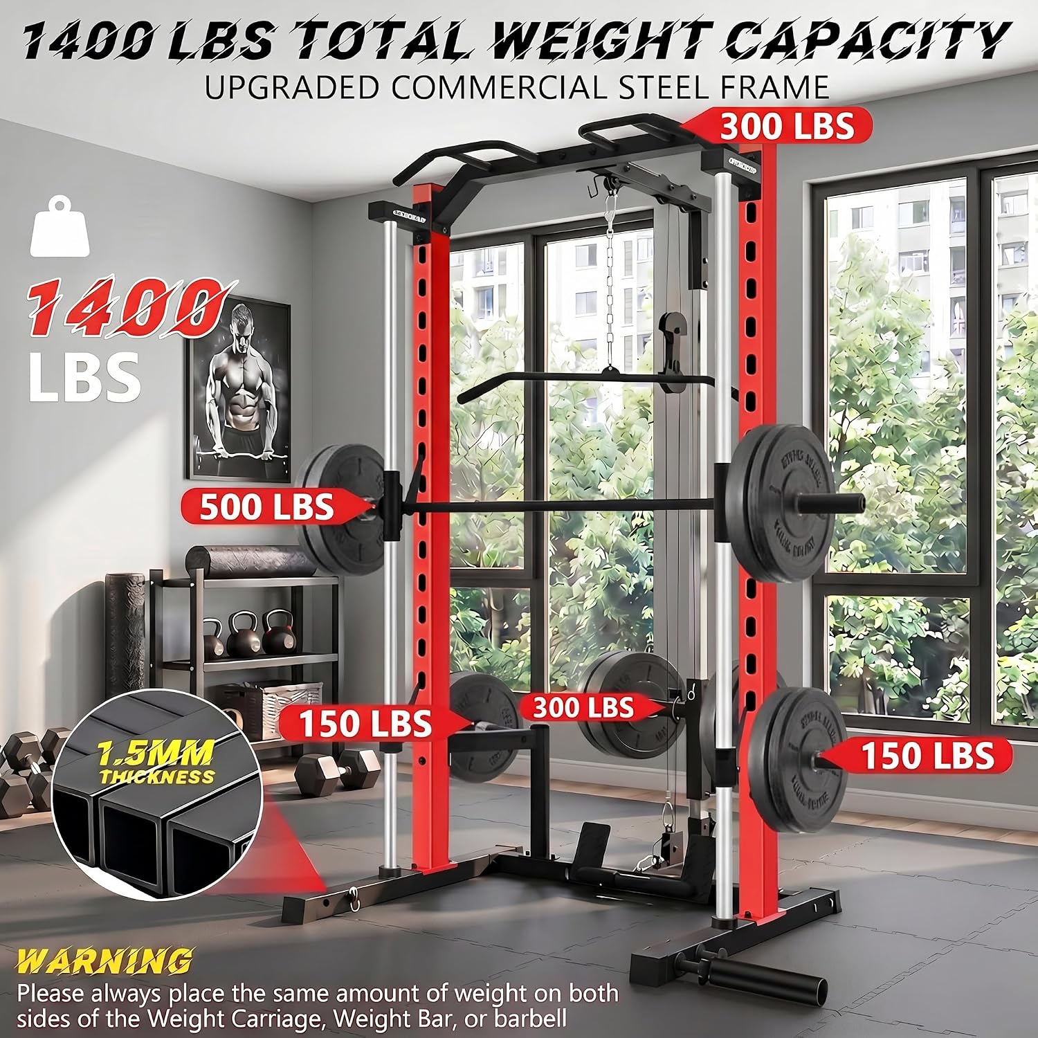 Многофункциональный силовой тр – обзор и цена Home Gym Lat Pulldown Machine