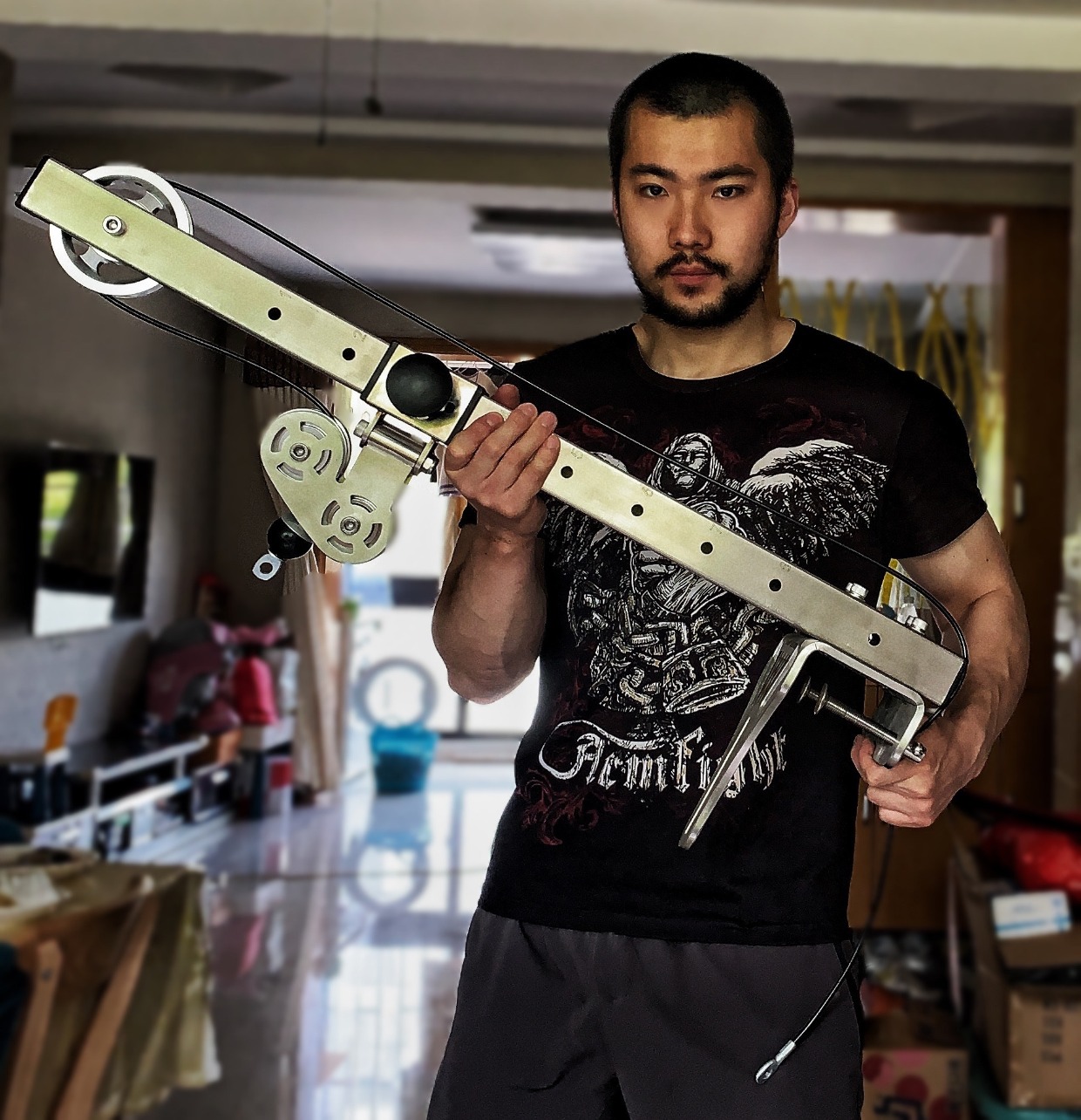 Профессиональный тренажер для  – обзор и цена Home Gym Pulley System